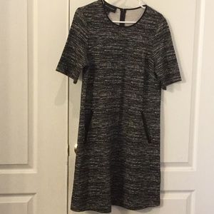 Donna Morgan Black/White short sleeve dress sz 8